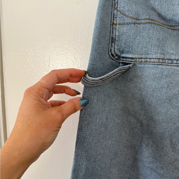 Hollister Men's Light Blue Relaxed Jeans - Picture 6 of 8